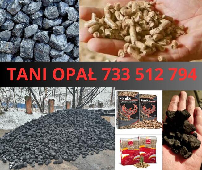Tani węgiel kamienny pellet i inne