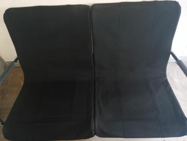 Kanapa sofa dwuosobowa polowa czarna kanapy sofy polowe