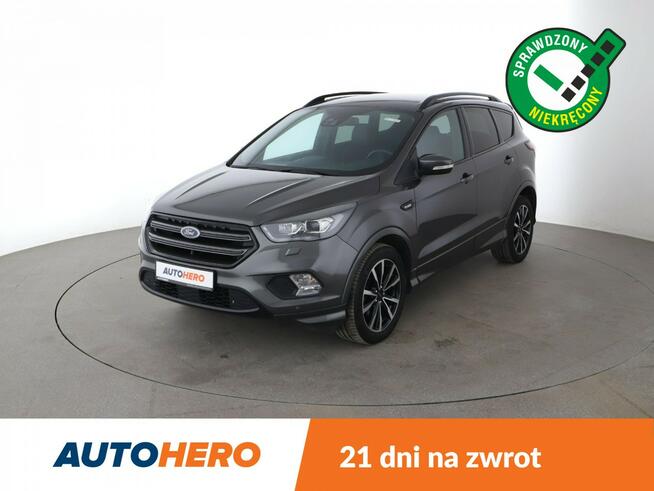 Ford Kuga ST-Line, bi-xenon, skóra/alcantara, navi, grzane fotele, kamera i czjn