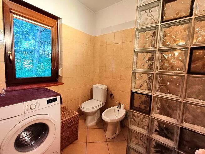 Dom całoroczny przyroda, kominek, piec kaflowy,42a