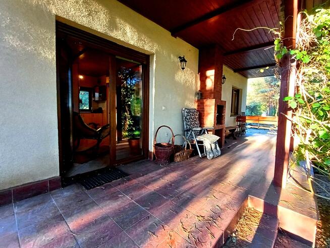 Dom całoroczny przyroda, kominek, piec kaflowy,42a