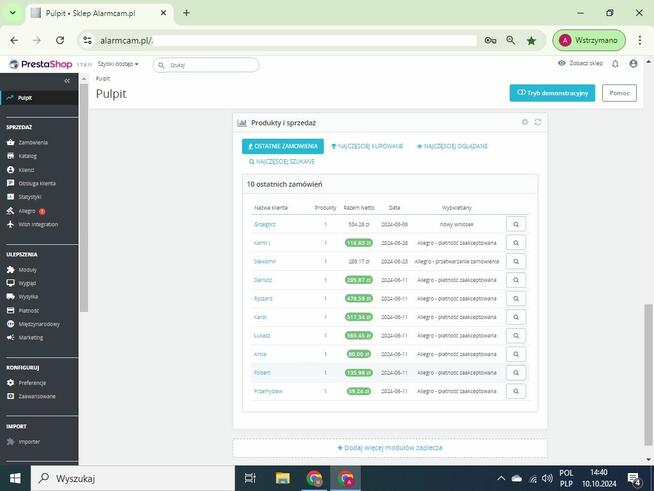 Sprzedam gotowy biznes - INTERNETOWY SKLEP - Kamery Alarmy E