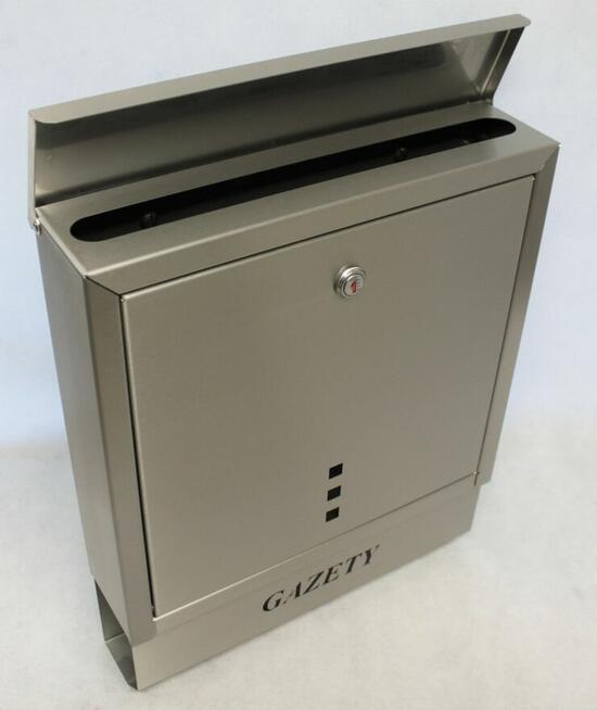 Skrzynka na listy natynkowa 438x350x90 AKITA/GAZETNIK