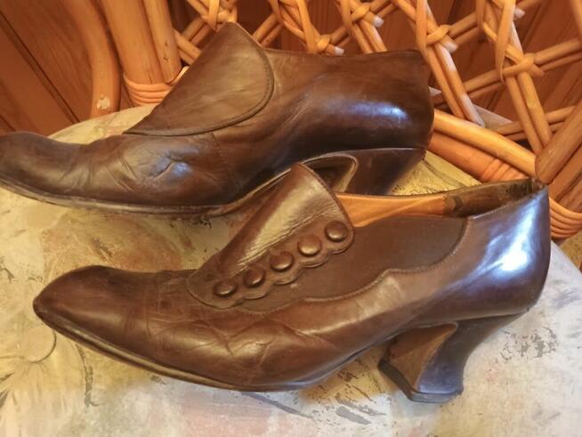 Damskie buty ze skóry, rozmiar 38,5