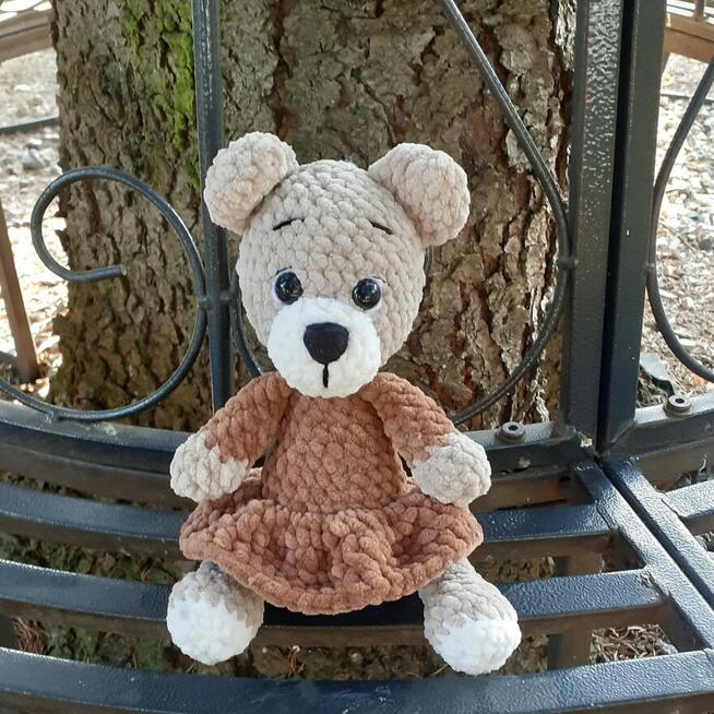 Misiu pluszowy na szydełku