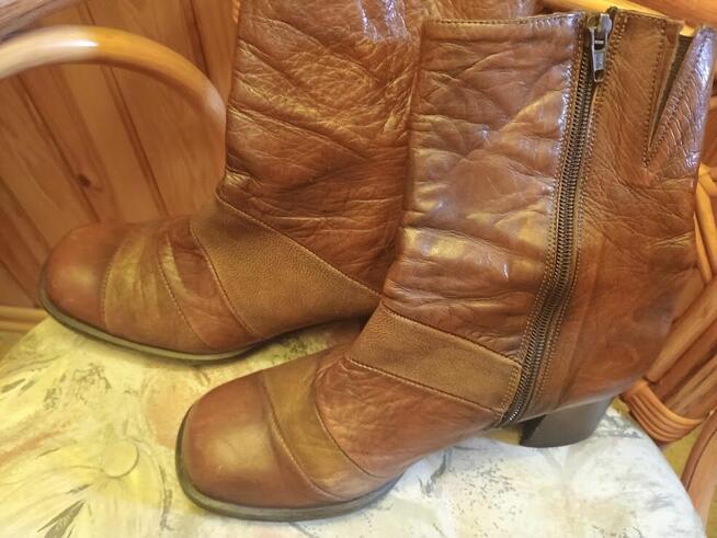 Półbuty ze skóry, rozmiar 38