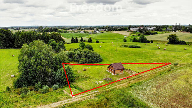 Działka z domkiem ! Drewniany dom! 1625  m2 !