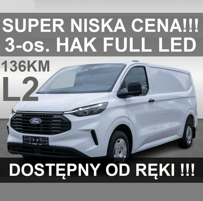 L2 Nowy Ford Custom 136KM L2  Dostępny od ręki Super Cena 1663zł