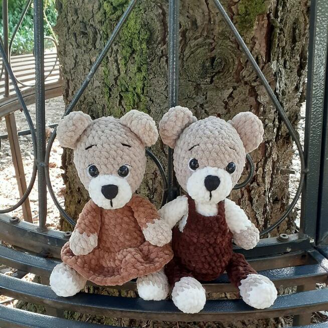 Misiu pluszowy na szydełku