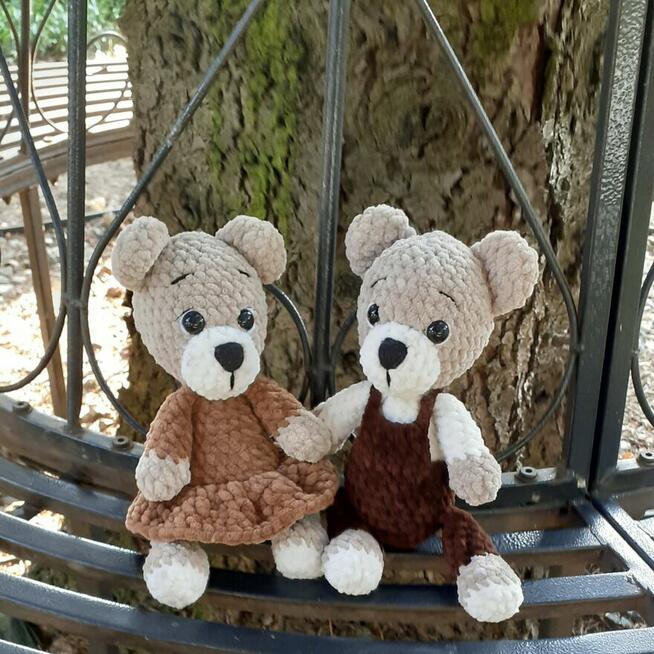 Misiu pluszowy na szydełku