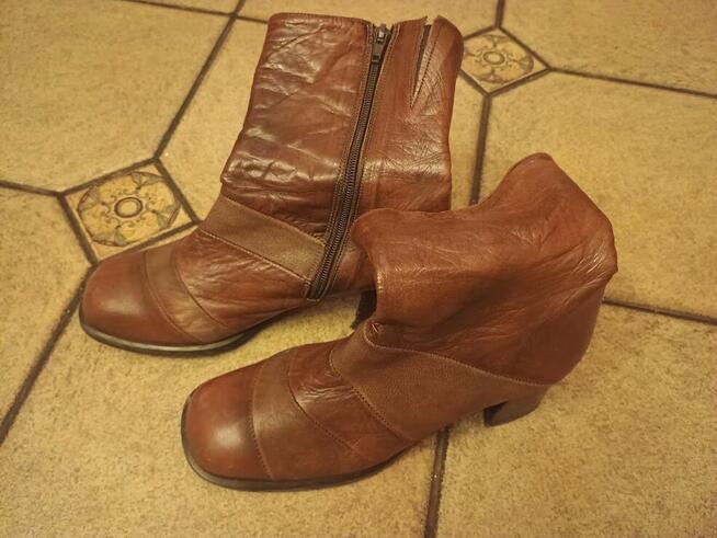 Półbuty ze skóry, rozmiar 38