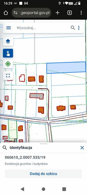 Siennica Różana działka budowlana 21ar.