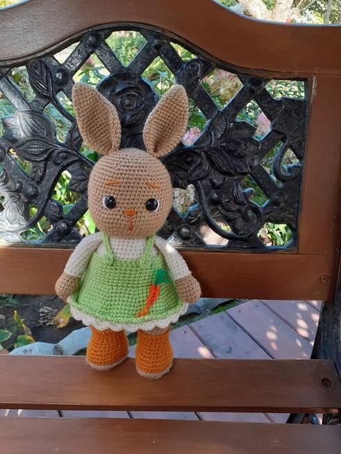 Królik na szydełku