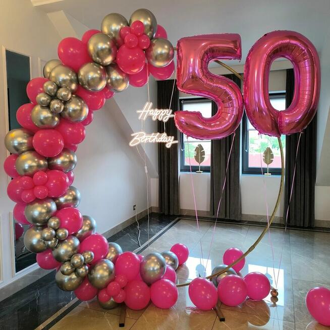 Dekoracje balonowe- ścianki i sztalugi Rybnik i okolice