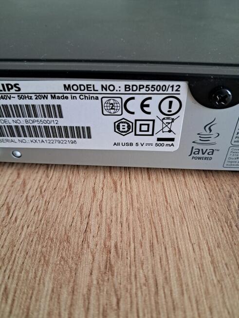 Odtwarzacz DVD PHILIPS Blu-ray 3D