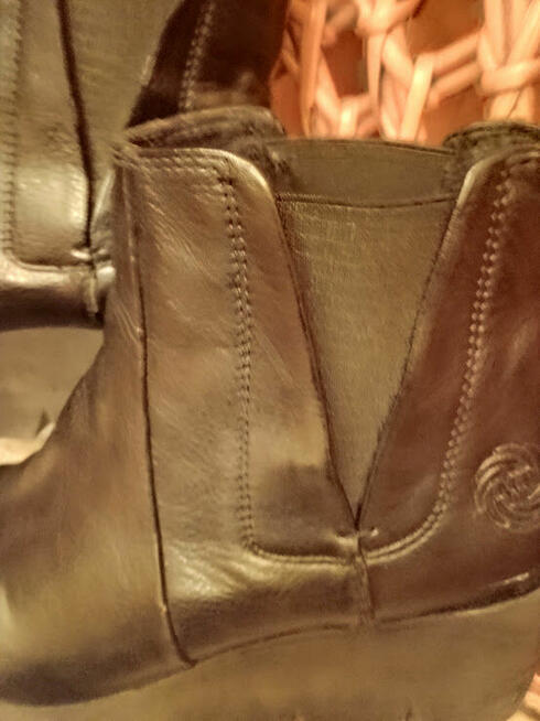 Skórzane półbuty , rozmiar 38