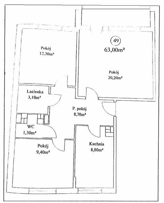 Mieszkanie 63m2 girarda osiedle wschód