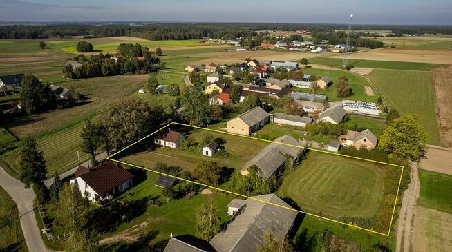 Siedlisko w DĄBROWIE-KASKI, ładna duża działka