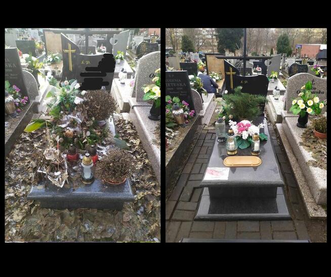 Całoroczne sprzątanie grobów / nagrobków Łódź i okolice
