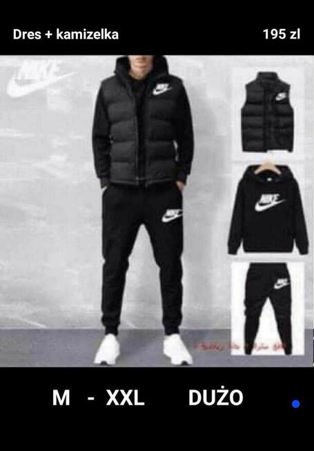 Dresy męskie z kamizelka