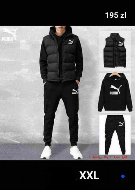 Dresy męskie z kamizelka