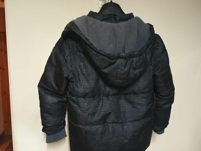 Chłopięca kurtka z kapocą na zimę , rozmiar 128