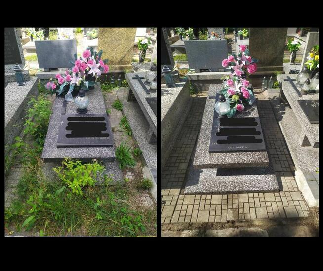 Całoroczne sprzątanie grobów / nagrobków Łódź i okolice