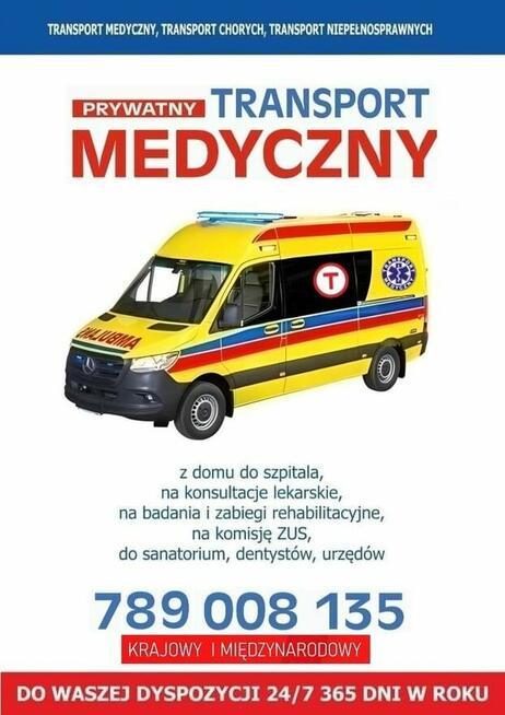 Transport Medyczny Ambulans Karetka Olecko Gołdap Wydminy