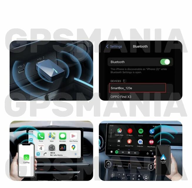 Apple CarPlay i Android Auto Adapter Wireless NOWOŚĆ 2025