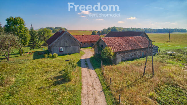 Siedlisko na Mazurach z własnym sadem i stawem