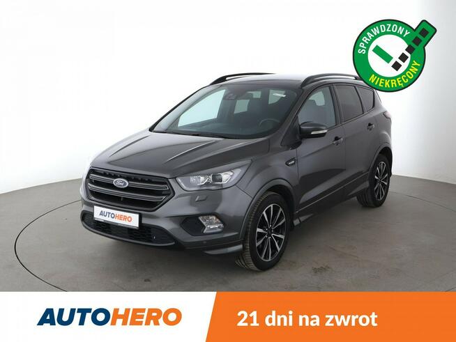 Ford Kuga ST-Line, bi-xenon, skóra/alcantara, navi, grzane fotele, kamera i czjn