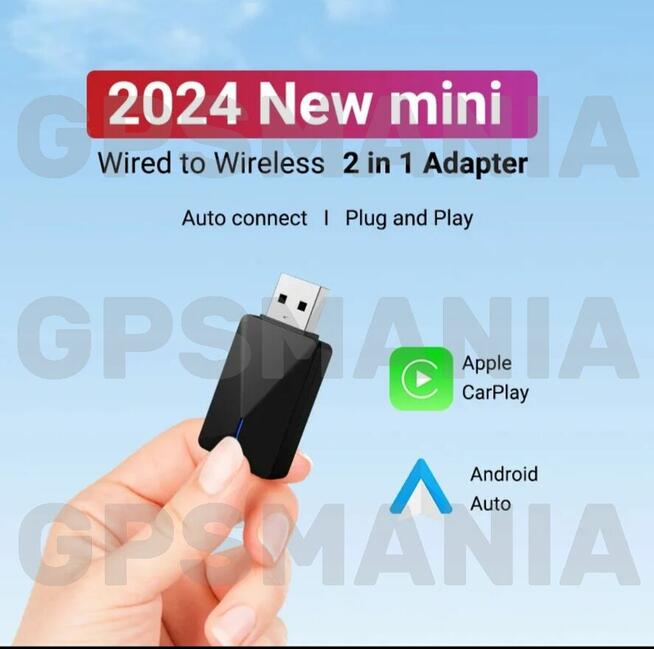 Apple CarPlay i Android Auto Adapter Wireless NOWOŚĆ 2025