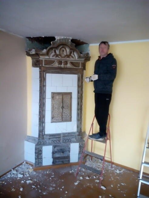 kafle piecowe, kuchenne -glina, szamot-zdun-Warszawa-