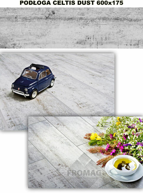 PŁYTKI ŚCIENNE KALLIO tar rust CREAM klinkier łupek FROMAG