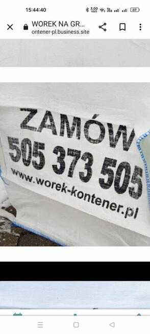 Big Bag 1m3 Worek na Gruz gratis BYTOM CHORZÓW ALBA REMONDIS