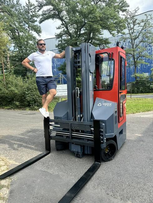 Boczny wózek widłowy transportu bocznego załadunku 3 tony