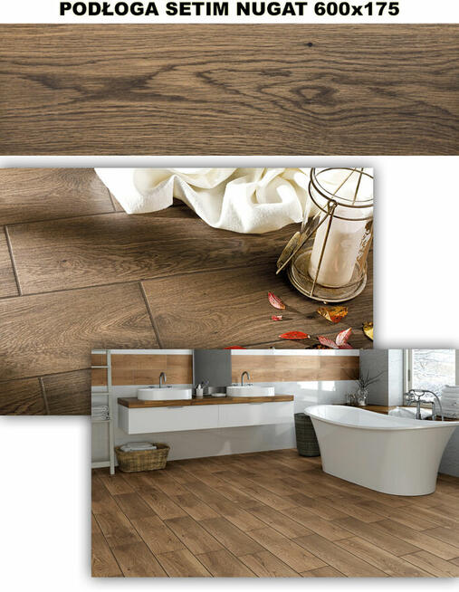 PODŁOGA panel KLINKIER płytki drewnopodobne setim FROMAG