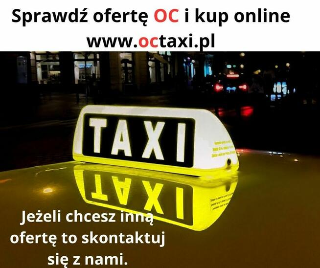 Sprawdź ubezpieczenie OC Taxi