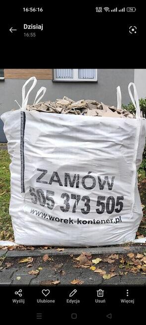 Big Bag 1m3 Worek na Gruz gratis BYTOM CHORZÓW ALBA REMONDIS