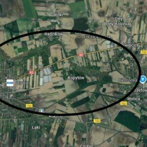 Działka 2,29ha przy trasie Święcice - Błonie