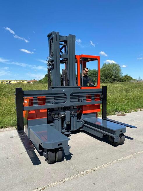 Boczny wózek widłowy transportu bocznego załadunku 3 tony