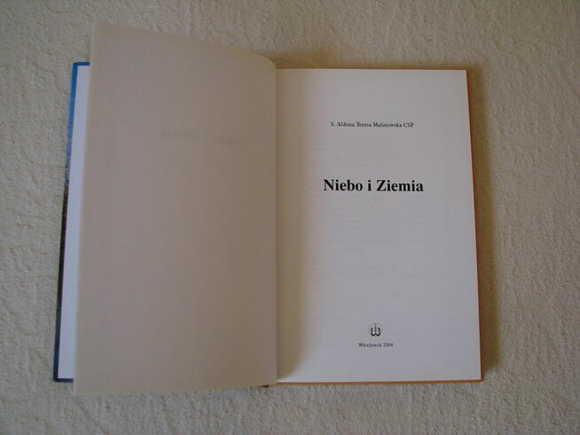 Niebo i Ziemia - zbiór poezji, s. Aldona Teresa Malinowska