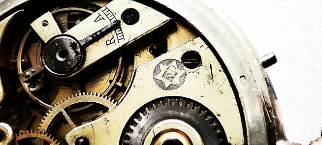 Zegarek kieszonkowy srebrny pr;0-800 sprawny