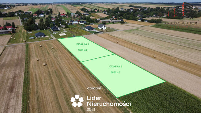 Działka inwestycyjna Wilczopole-Kolonia gm. Głusk,