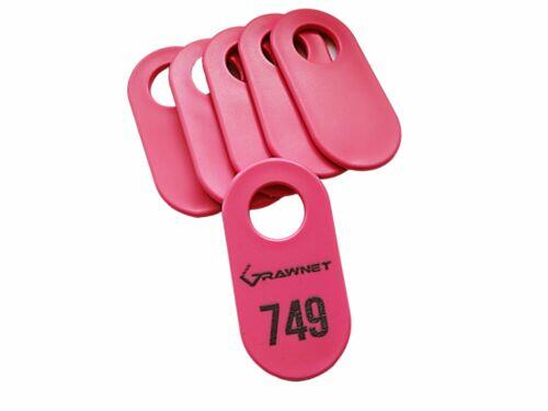 Numerek do szatni formatka grawer. FIBER 100 szt.