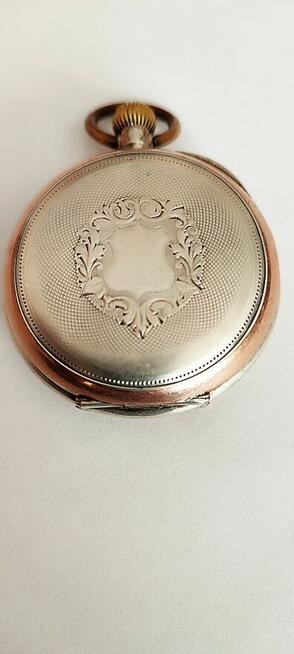 Zegarek kieszonkowy srebrny pr;0-800 sprawny