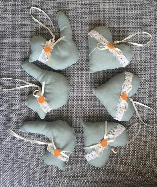 Dekoracje - ręcznie szyte .