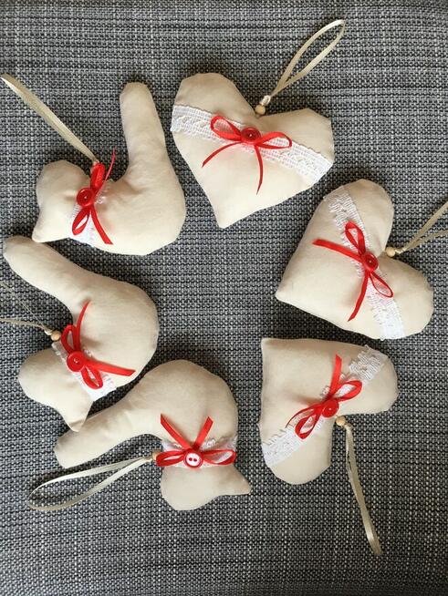 Dekoracje - ręcznie szyte .