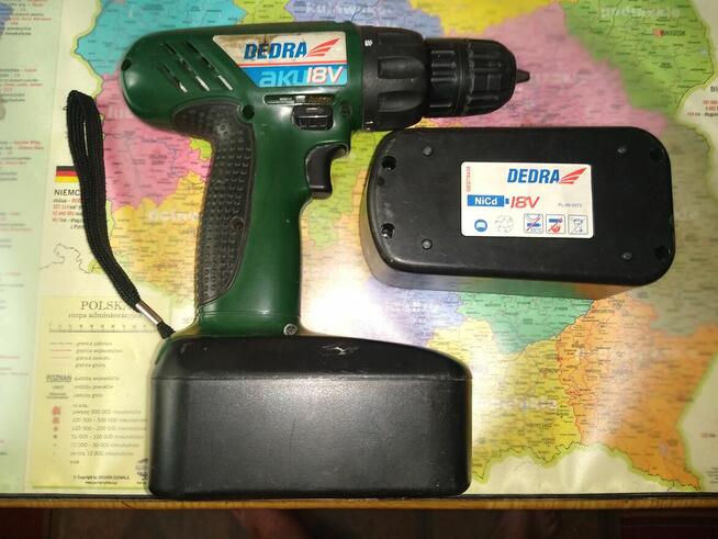 Akumulatorowa wiertarko wkrętarka bez ładowarki, 50 zł.
