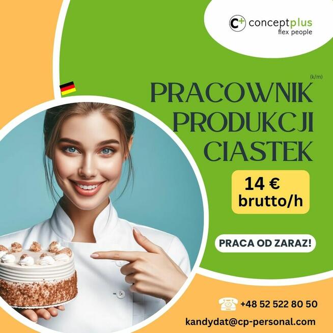 Pracownik produkcji (k/m) - pakowanie ciastek